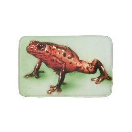 Färgfullt illustrerat badmatt - Groda Badrumsmatta