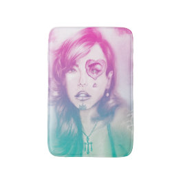 Färgfullt illustrerat badmatt - Regnbåge Badrumsmatta