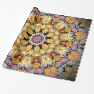 Färgfullt Påskägg med mönster från Mandala Presentpapper