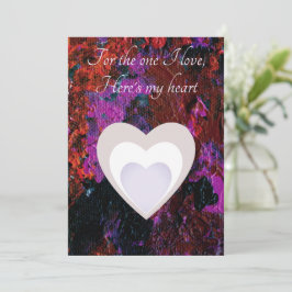 Färgfullt platta Helgdag av Valentine Art-format Julkort