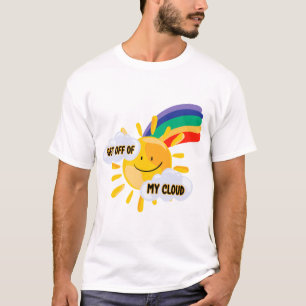 Färgfullt regnbåge av mitt moln t shirt