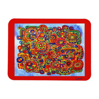 Färgfullt sinne magnet