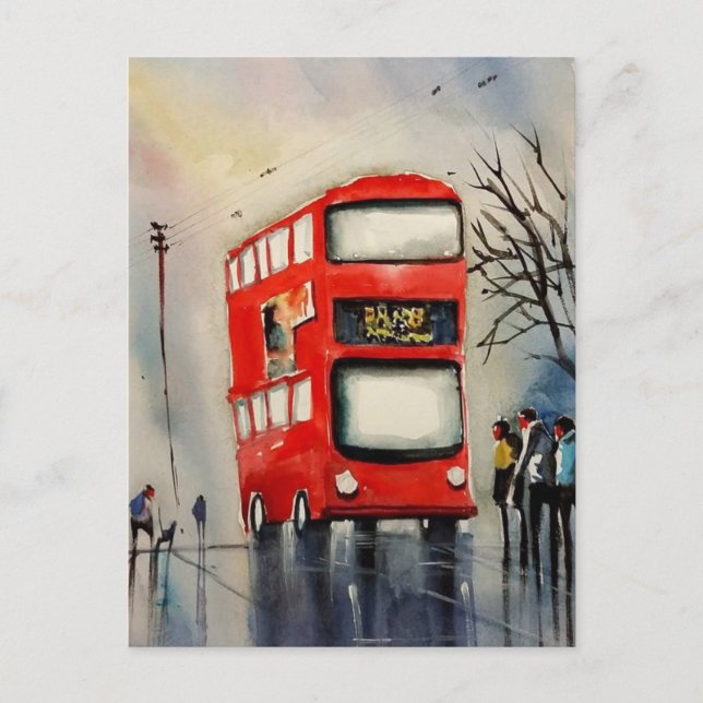 Färgfullt vykort för stadskonst nr 12 (Framsida)