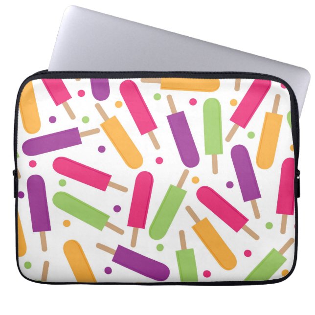 Färgfyllare, sommaren Mönster Laptop Sleeve (Framsidan)