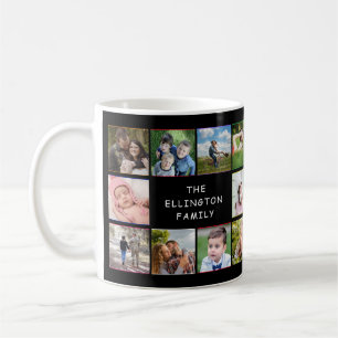 Färgfylld Anpassningsbar för Family Photo Collag Kaffemugg