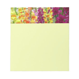 Färgfylld Blommigt för ögonblicksbilder Anteckningsblock