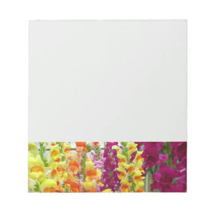 Färgfylld Blommigt för ögonblicksbilder Anteckningsblock