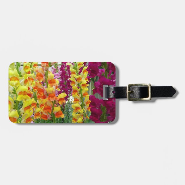 Färgfylld Blommigt för ögonblicksbilder Bagagebricka (Horisontell Framsida)