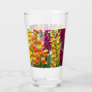 Färgfylld Blommigt för ögonblicksbilder Glaskopp