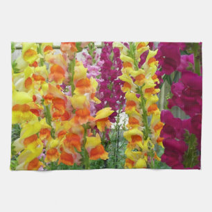 Färgfylld Blommigt för ögonblicksbilder Kökshandduk