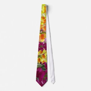 Färgfylld Blommigt för ögonblicksbilder Slips