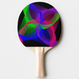 Färgfylld Geometric Circular Blend Ping Pong Paddl Pingisracket