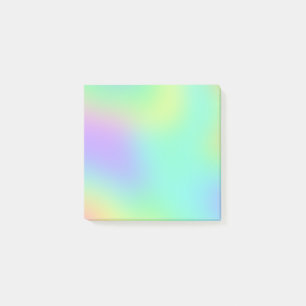 Färgfylld pastellövertoning post-it block