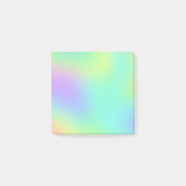 Färgfylld pastellövertoning post-it block (Framsida)