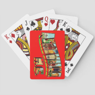 Färgfyllda Asheville NC-uppspelningskort Casinokort