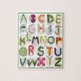 Färgfyllda barn Alphabet Puzzle - Utbildningsmaten Pussel