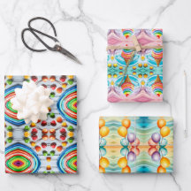 Färgfyllda barn som omformar Pappra platta Lakan-u