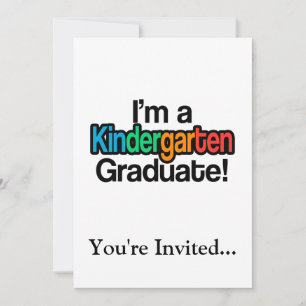 Färgfyllda barn Studenten Kindergarten Student Inbjudningar