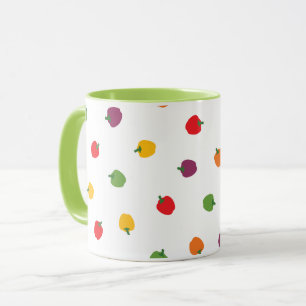Färgfyllda Bell Peppers Mugg