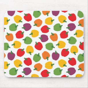 Färgfyllda Bell Peppers Musmatta