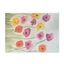 Färgfyllda Blommar stationär