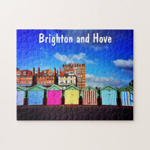 Färgfyllda Brighton- och Hove-sommarsäck Pussel