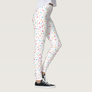 Färgfyllda Candy Sprinkles Anpassningsbar Leggings
