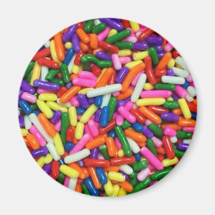 Färgfyllda Candy Sprinkles Magnet