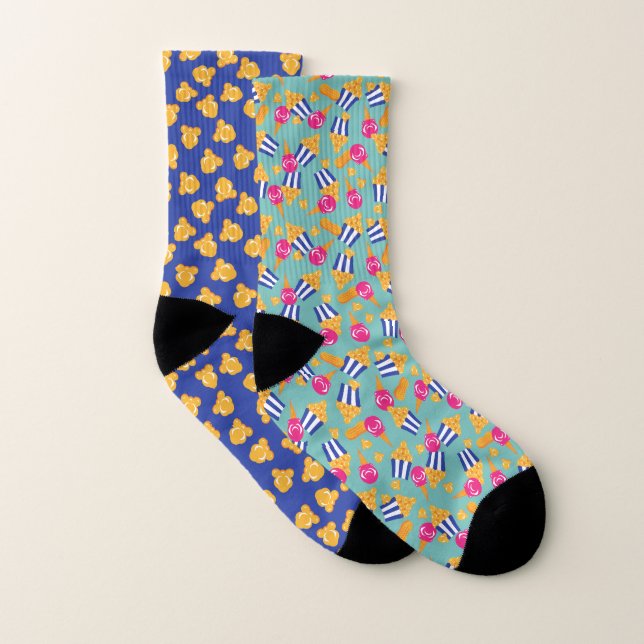 Färgfyllda cirkus Tremor populärmajs, ej matchade  Strumpor (Par)