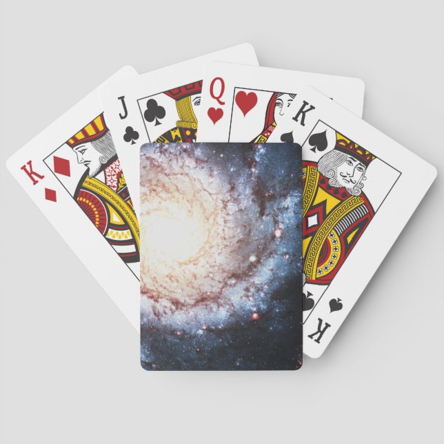 Färgfyllda Cosmos Casinokort (Baksidan)