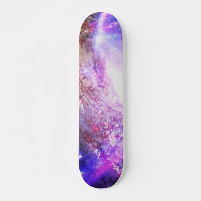 Färgfyllda Cosmos Mini Skateboard Bräda 18,5 Cm (Framsida)