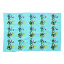 Färgfyllda cyklar cyklar cyklar cykler blått 4 Bre