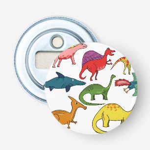 Färgfyllda dinosaurier flasköppnare