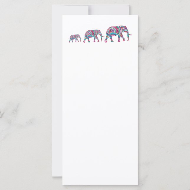 Färgfyllda elefanter (Framsida)