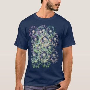 Färgfyllda Fireworks T Shirt