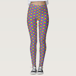 Färgfyllda former av Abstrakt Leggings