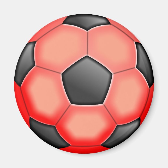 Färgfyllda fotbollar magnet (Framsidan)