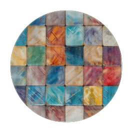 Färgfyllda fyrkanter