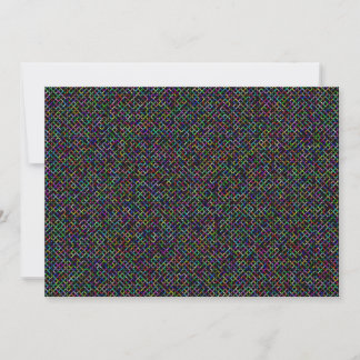 Färgfyllda fyrkanter geometrisk unik vibrant mönst inbjudningar