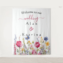 Färgfyllda Garden Boho Wildblommor