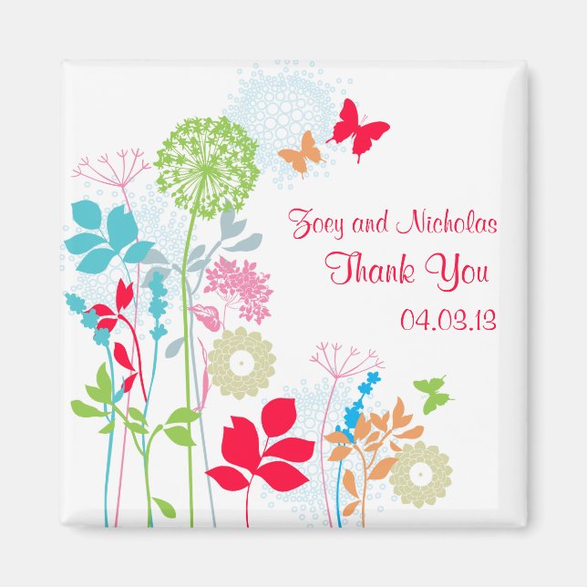 Färgfyllda Garden Magnet (Framsidan)