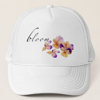 Färgfyllda Garden Pansys- Hat Truckerkeps