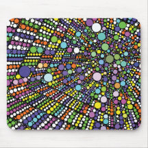 Färgfyllda geometriska cirklar