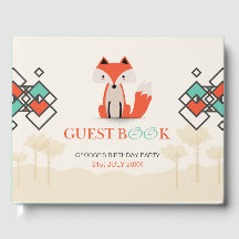 Färgfyllda geometriska former Stam Fox Mönster