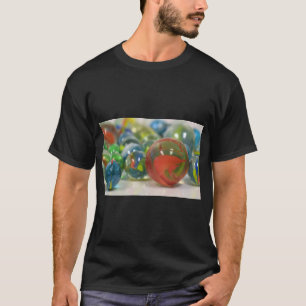 Färgfyllda glasföremål Art T Shirt