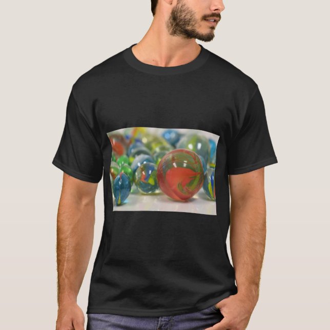 Färgfyllda glasföremål Art T Shirt (Framsida)