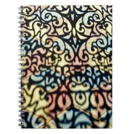 Färgfyllda Grind-skuggor Anteckningsbok