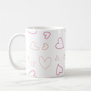 Färgfyllda hörn kaffemugg