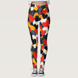 Färgfyllda hörn leggings