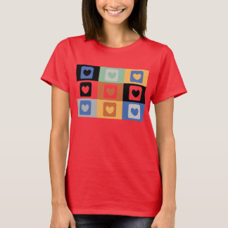 Färgfyllda hörn T-shirt